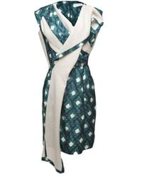 Peter Pilotto | Green Thessa Asymmetrical Dress | Lyst