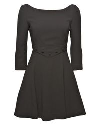 Rachel Zoe | Black Scoop Neck Dress | Lyst