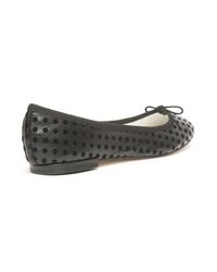Repetto | Black Bb Dot Ballet Flat | Lyst