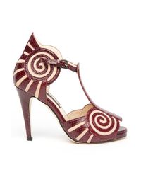 Chrissie Morris | Purple Liberty Sandal | Lyst