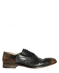 Alberto Fasciani | Black Antiqued Brushed Horse Lace-up Shoes for Men | Lyst