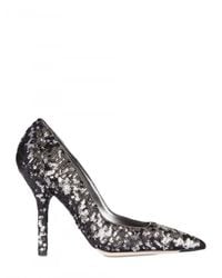 Dolce & Gabbana | Metallic Sequin Embellished Shoe | Lyst