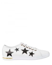 Dolce & Gabbana | White Star Inserts Leather Sneakers | Lyst