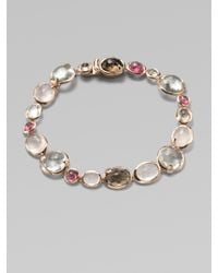 Ippolita | Metallic 18k Gold & Sterling Silver Semi-precious Multi-stone Bracelet | Lyst