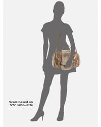 Olivia Harris | Brown Small Shearling Messenger Bag | Lyst