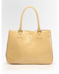 Tory Burch | Natural Robinson East-to-west Tote Bag | Lyst
