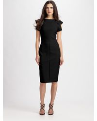 Antonio Berardi | Black Wool Dress | Lyst