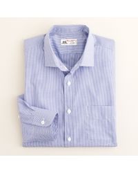 J.Crew | Blue Thomas Mason® Fabric Spread-collar Dress Shirt in Mini-gingham for Men | Lyst