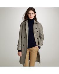 J.Crew | Gray Mackintosh® Dollar Trench Coat in Bonded Glen Plaid | Lyst