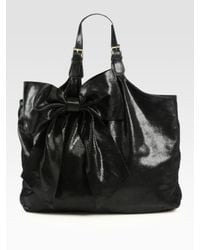 RED Valentino | Black Large Bow Hobo Bag | Lyst