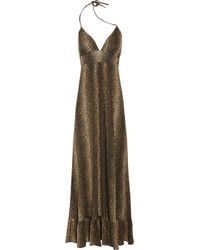 Melissa Odabash | Black Barrie Cheetah-print Jersey Maxi Dress | Lyst