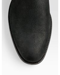Dior Homme | Black Buffalo Leather Ankle Boots for Men | Lyst