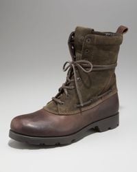 Moncler | Brown Montreal Boot for Men | Lyst