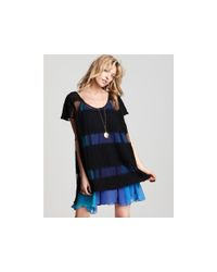 Free People | Black Moonlight Breeze Lace Top | Lyst