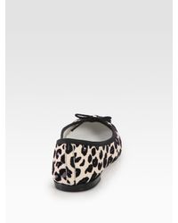 Repetto | Multicolor Bb Animal-Print Leather Ballet Flats | Lyst
