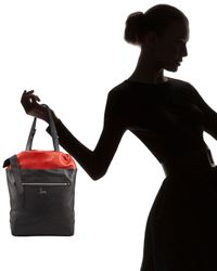 Christian Louboutin | Black Pola Napa Tote | Lyst