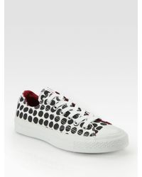 Converse | White Marimekko Polka-dot Print Sneakers | Lyst