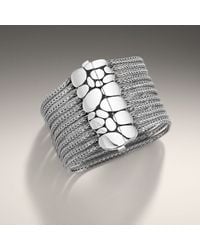 John Hardy | Metallic Dot Triple-coil Onyx Bracelet | Lyst