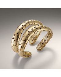 John Hardy | Metallic Flow Kick Cuff | Lyst