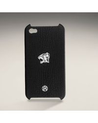 John Hardy | Black Buffalo Leather I-phone Case for Men | Lyst