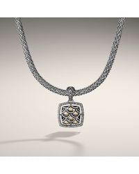 John Hardy | Metallic Naga Square-pendant Necklace | Lyst