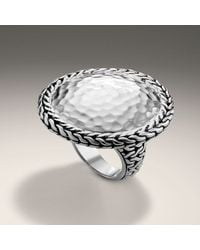 John Hardy | Metallic Large Round Ring | Lyst