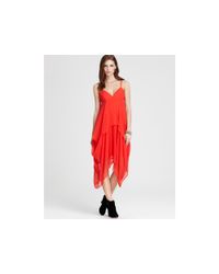 Vena Cava | Red Silk Chiffon Youth Dress | Lyst