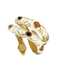 Roberto Cavalli - Multicolor Eva Snake - Enamel and Crystal Snake Coil Watch - Lyst
