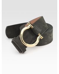 Ferragamo | Green D-ring Gancino Belt for Men | Lyst