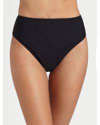 Gottex | Black Beach Goddess High-Waist Bikini Bottom | Lyst