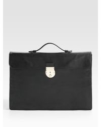 Gucci | Black Foldable Business Portfolio for Men | Lyst