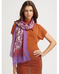 Gucci | Multicolor Milot Floral Stole | Lyst