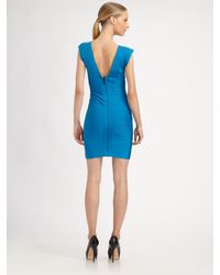 Hervé Léger | Blue Joanne Bandage Dress | Lyst