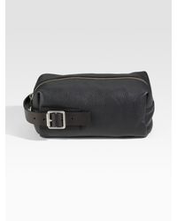 Marc By Marc Jacobs | Black Leather Dopp Kit for Men | Lyst