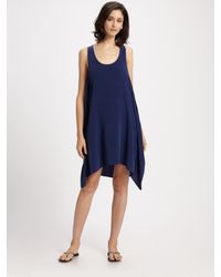 Thakoon Addition | Blue Silk Tank Dress | Lyst