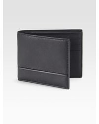 Dior Homme | Black Leather Billfold Wallet for Men | Lyst