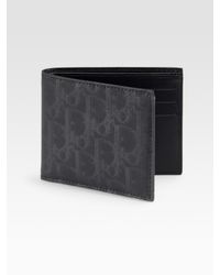 Dior Homme | Black Canvas Wallet for Men | Lyst