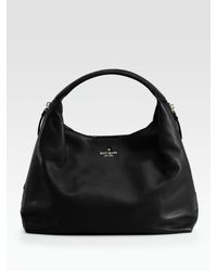 kate spade new york | Black Juniper Hobo Bag | Lyst