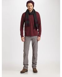 Rag & Bone | Purple Raglan Henley for Men | Lyst
