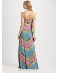 Mara Hoffman | Blue Bandeau Maxi Dress | Lyst