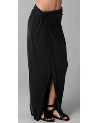 Helmut Lang | Black Torrent Skirt | Lyst