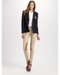 Ralph Lauren Blue Label | Brown Josephine Stretch Hudson Jodhpur Pants | Lyst