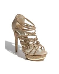 Pelle Moda | Gold Faine2 Platform Dress Sandals | Lyst