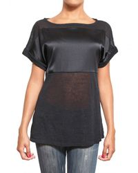 Parronchi | Blue Kimono Knit T-shirt | Lyst