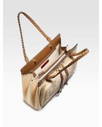 Valentino | Natural Demetra Top Handle Bag | Lyst