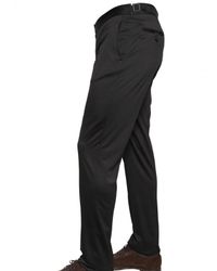 Tonello | Black Light Wool Jersey Trousers for Men | Lyst