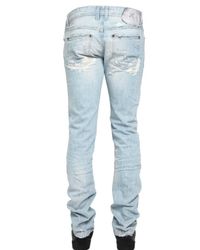Dolce & Gabbana | Blue 19cm Audacious Bleached Denim Jeans for Men | Lyst