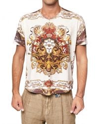 Dolce & Gabbana | Multicolor Cotton Jersey Marine Print T-shirt for Men | Lyst