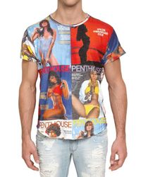 Dolce & Gabbana | Multicolor Penthouse Cover Printed Jersey T-shirt for Men | Lyst