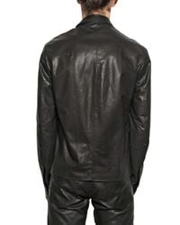 Dior Homme | Black Nappa Leather Jacket for Men | Lyst